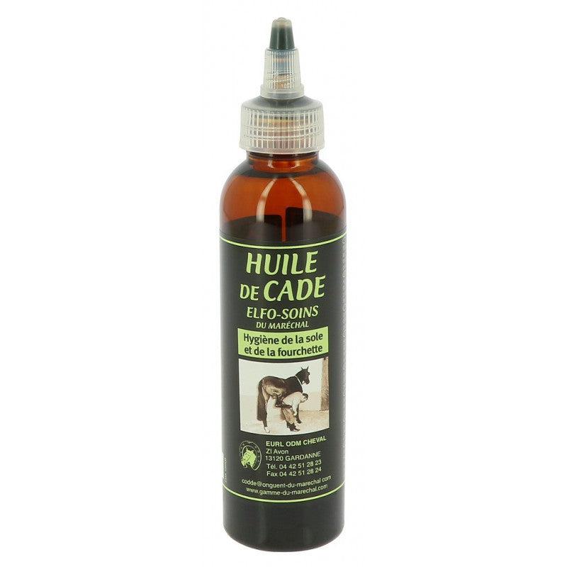 Huile de cade 125ml- ELFO-Soins du maréchal