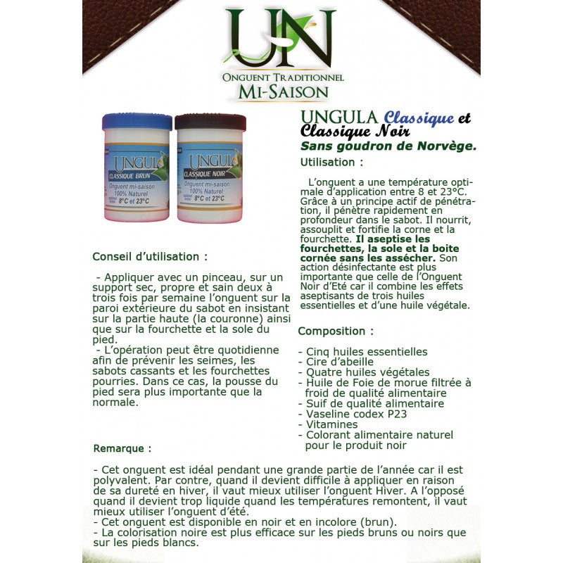 Onguent mi-saison Ungula
