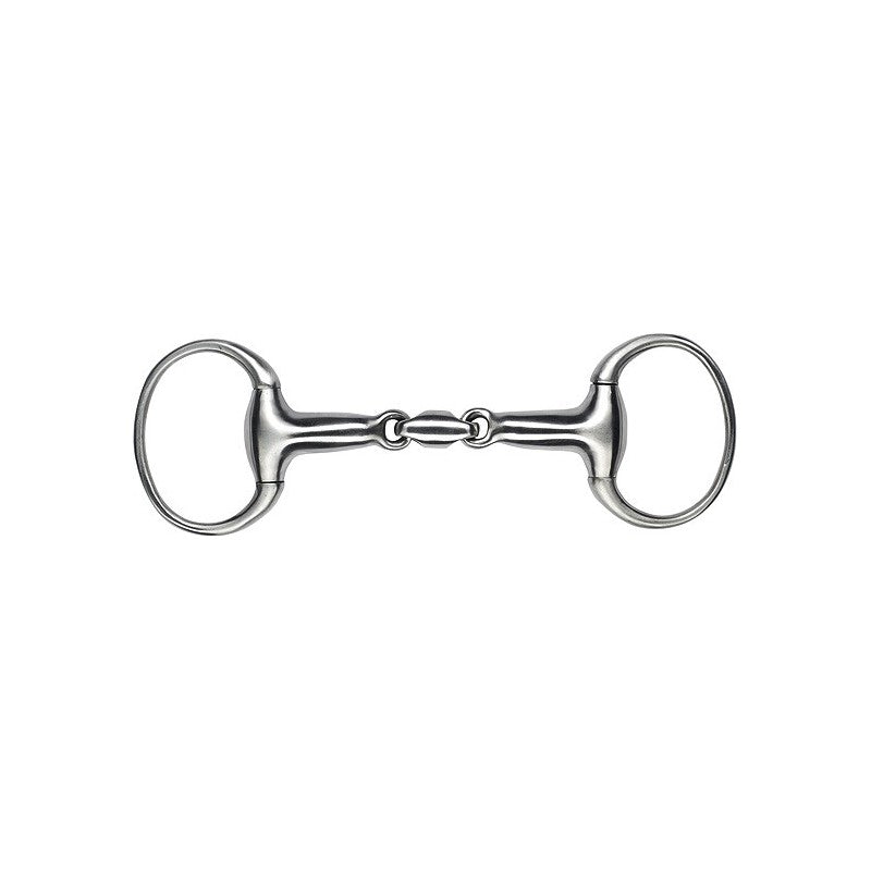 Mors olive double brisure inox satin