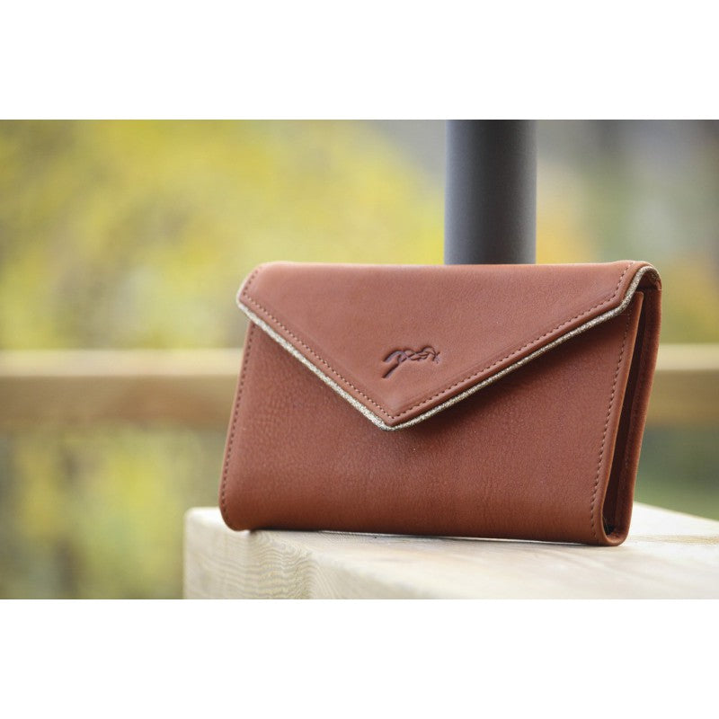Portefeuille Little Letter - Cognac