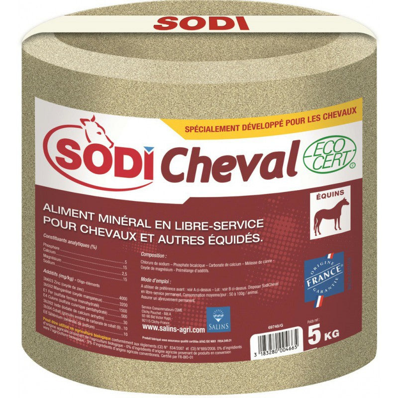Bloc de minéraux SODI CHEVAL 5kg