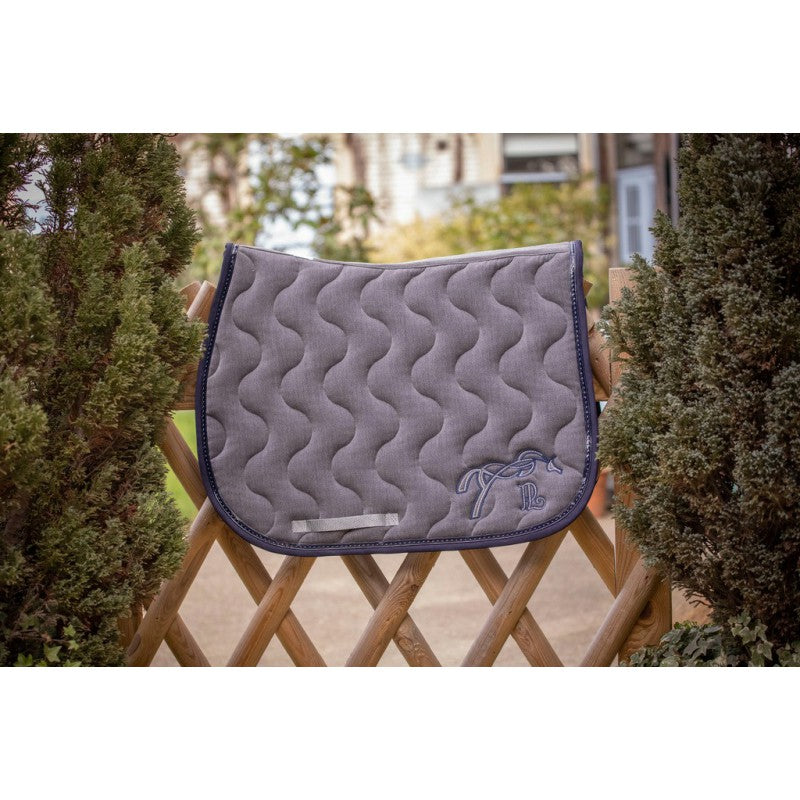 Tapis Pénélope le Prévost Classique gris chiné/marine