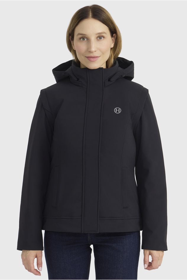 CORALIE PARKA 2 EN 1 - NOIR
