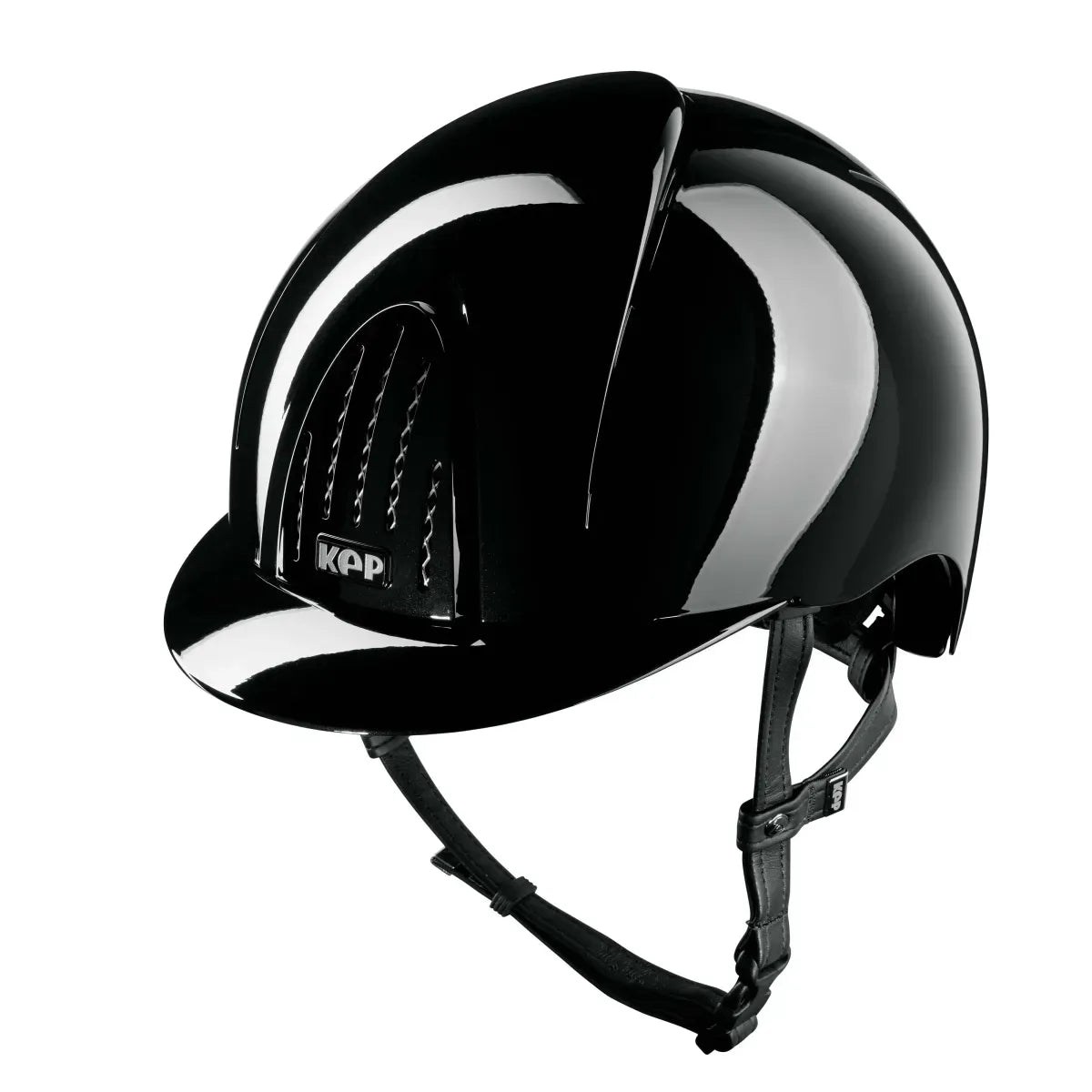 Casque KEP "Smart Nova" noir polish visière standard