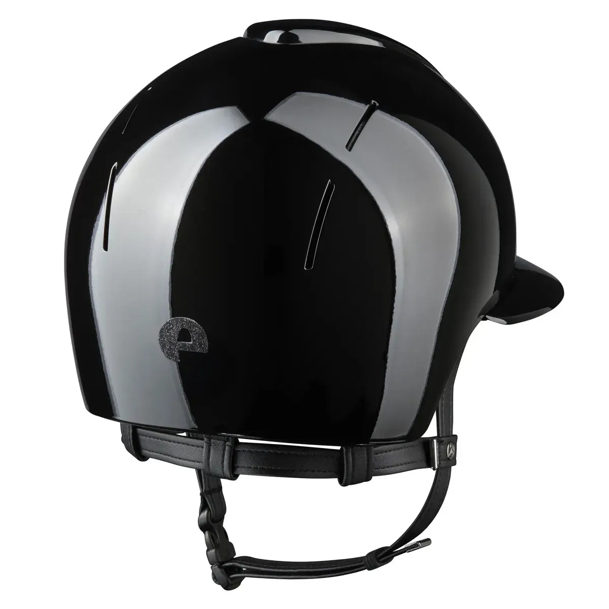 Casque KEP "Smart Nova metal polish black" - Visior Polo - Star black