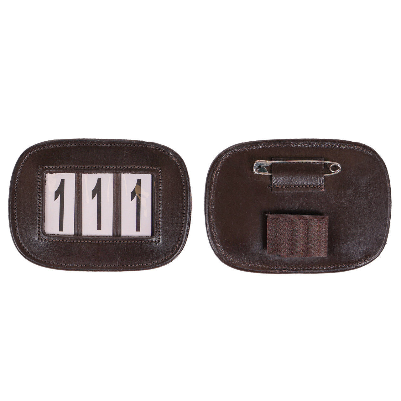 Porte numéro cuir QHP