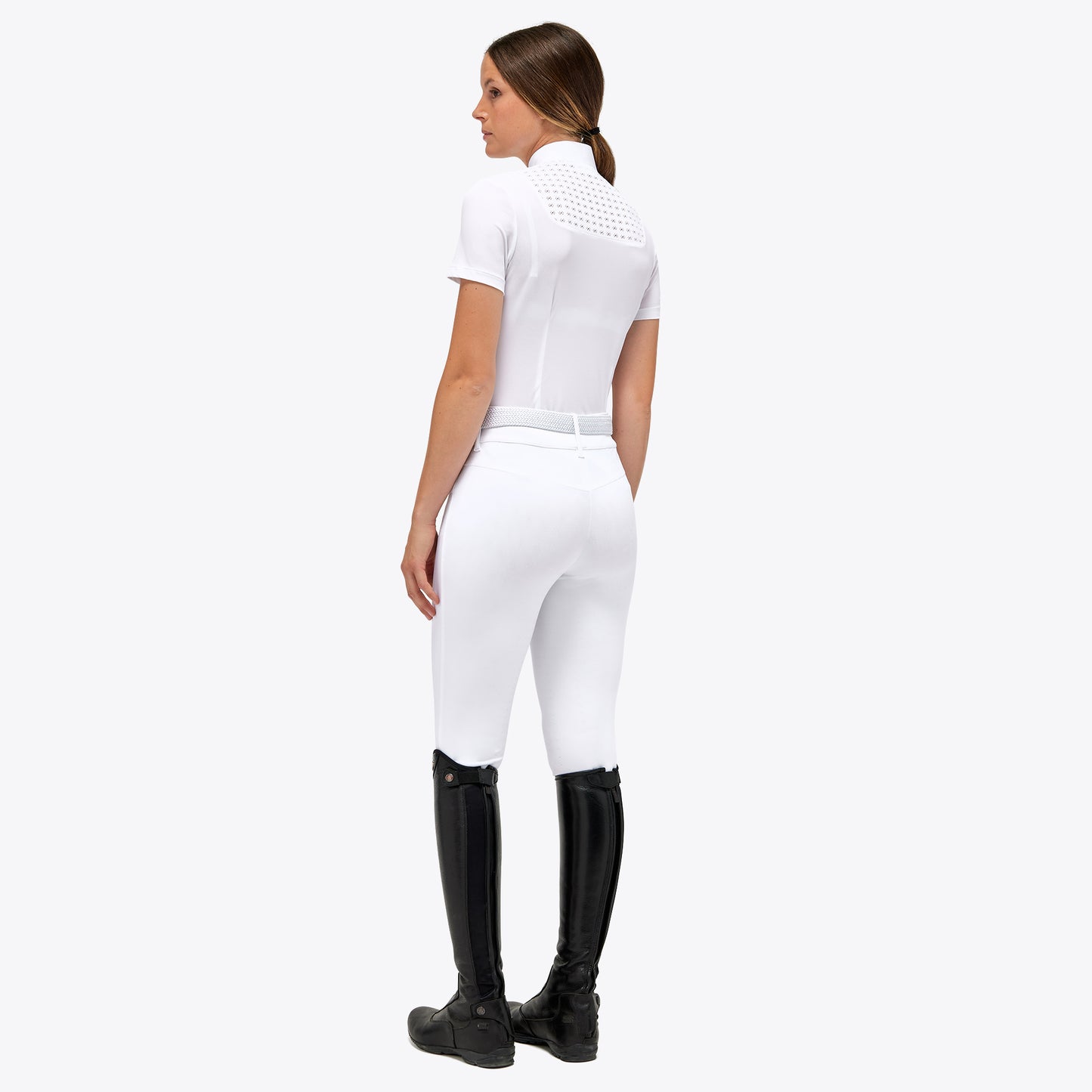Polo de concours Cavalleria Toscana "Piquè" MC -femme