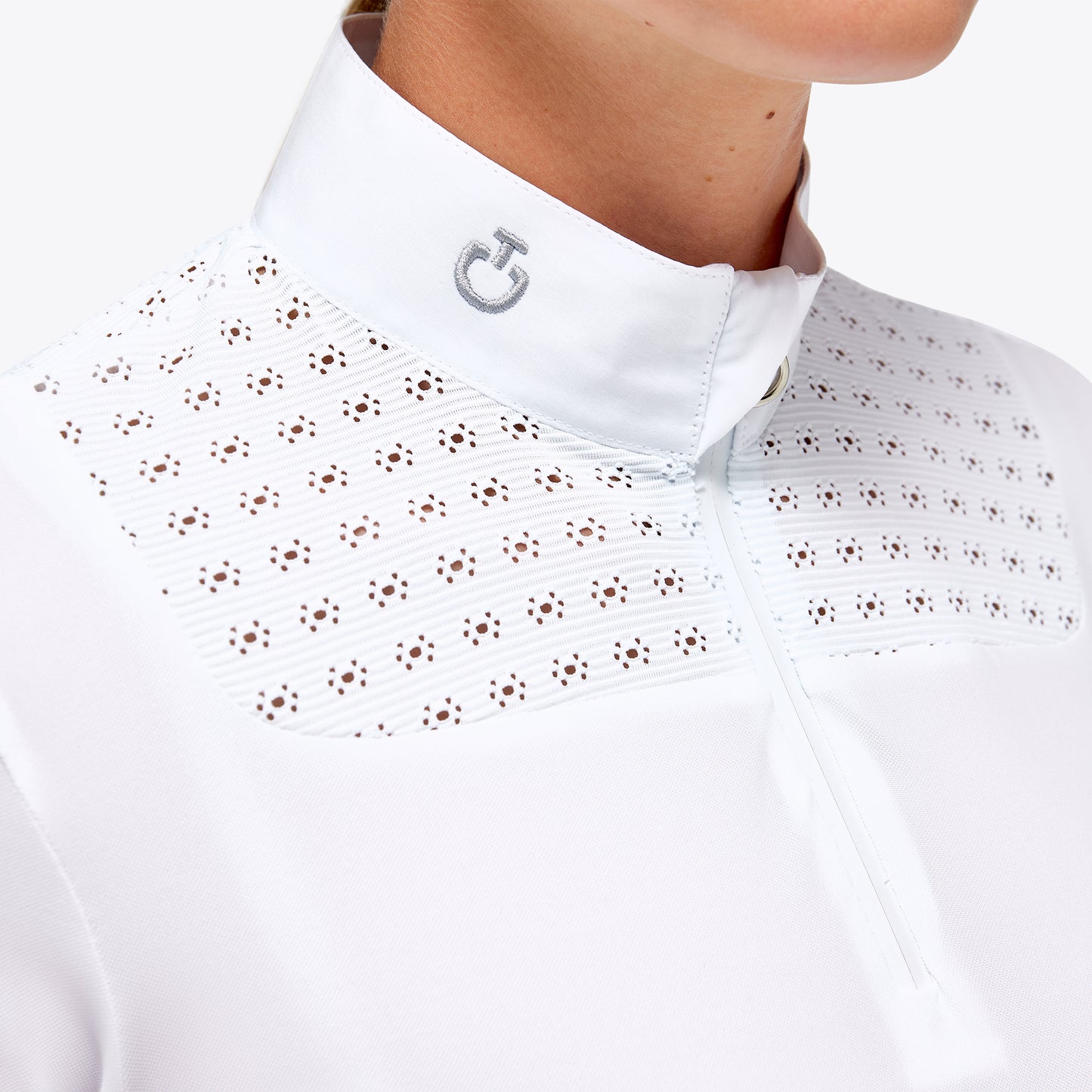 Polo de concours Cavalleria Toscana "Piquè" MC -femme