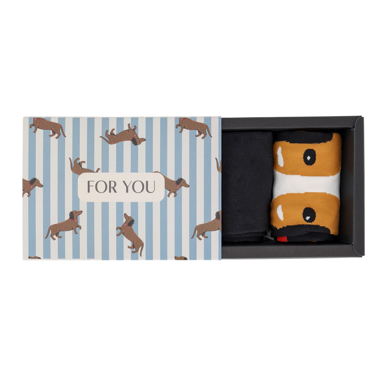 Pack x2 Chaussettes QHP "Dachshund"
