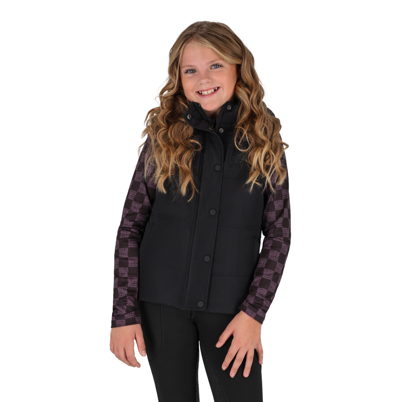 Blouson QHP 2 en 1 avec manches amovibles Noir - enfant (Copie)