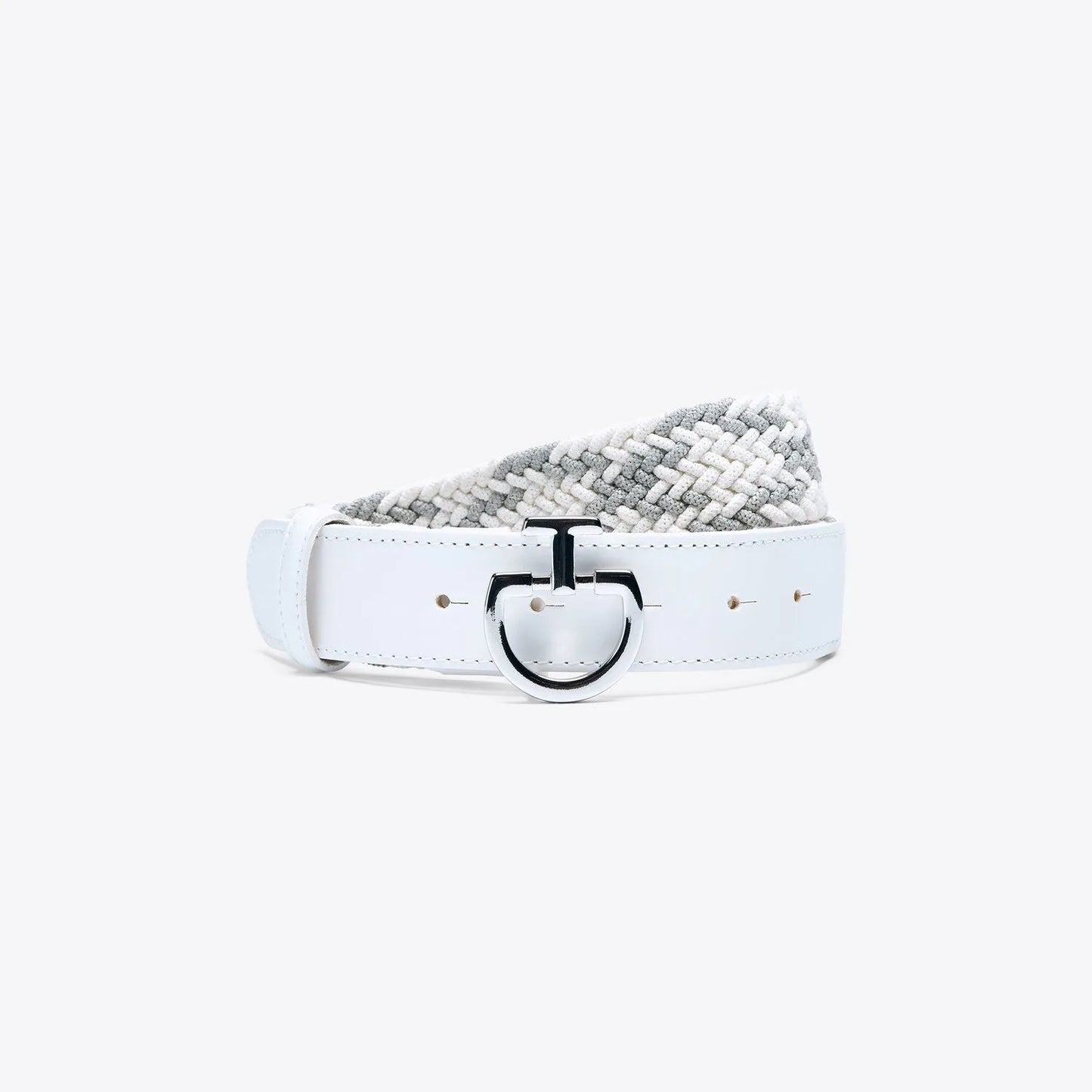 Ceinture Cavalleria Toscana "Claps" Gris/blanc