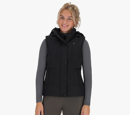 Blouson QHP 2 en 1 avec manches amovibles "Rayah" - Noir