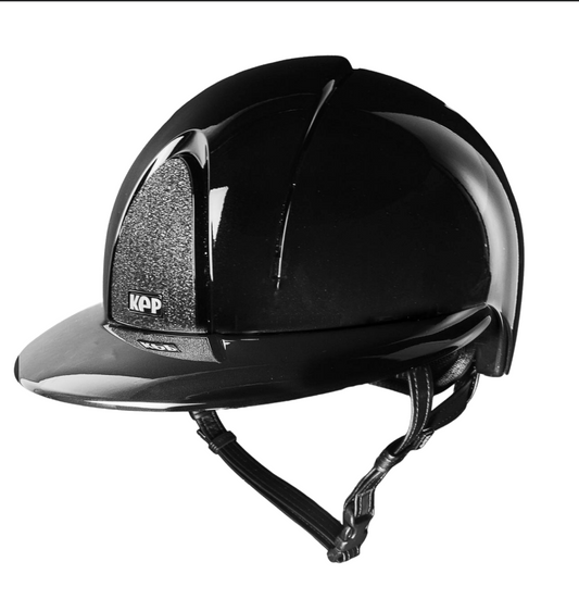 Casque KEP "Smart Nova metal polish black" - Visior Polo - Star black