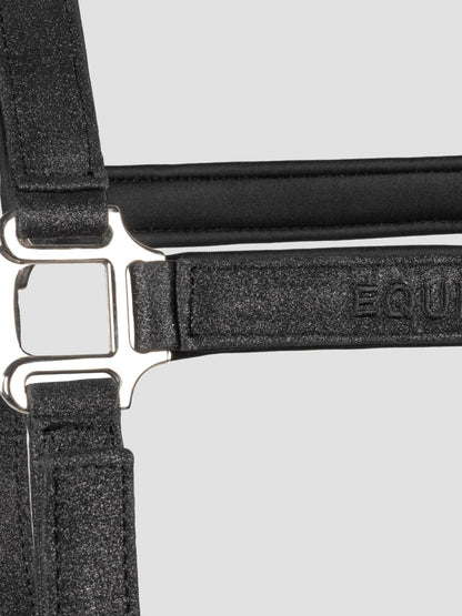 Licol Noir Glitter - Equiline