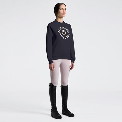 Sweat col rond Cavalleria Toscana "Floral"
