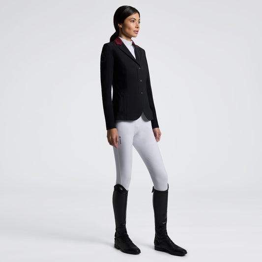 Veste de concours R-EVO Cavalleria Toscana Noir et bordeaux