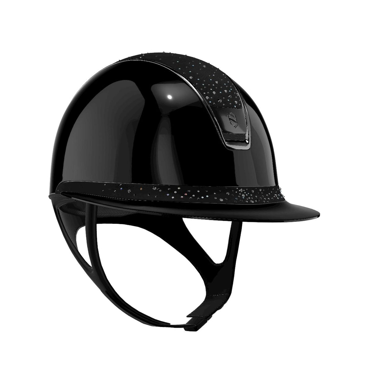 Casque Samshield "Miss Shield 2.0 Shadow noir glossy Crytal Rain Black"