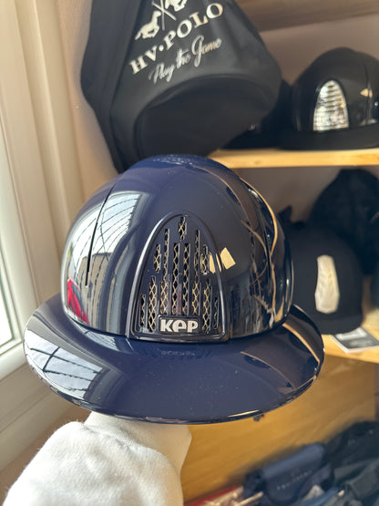 Casque Smart visière polo - jugulaire Beige