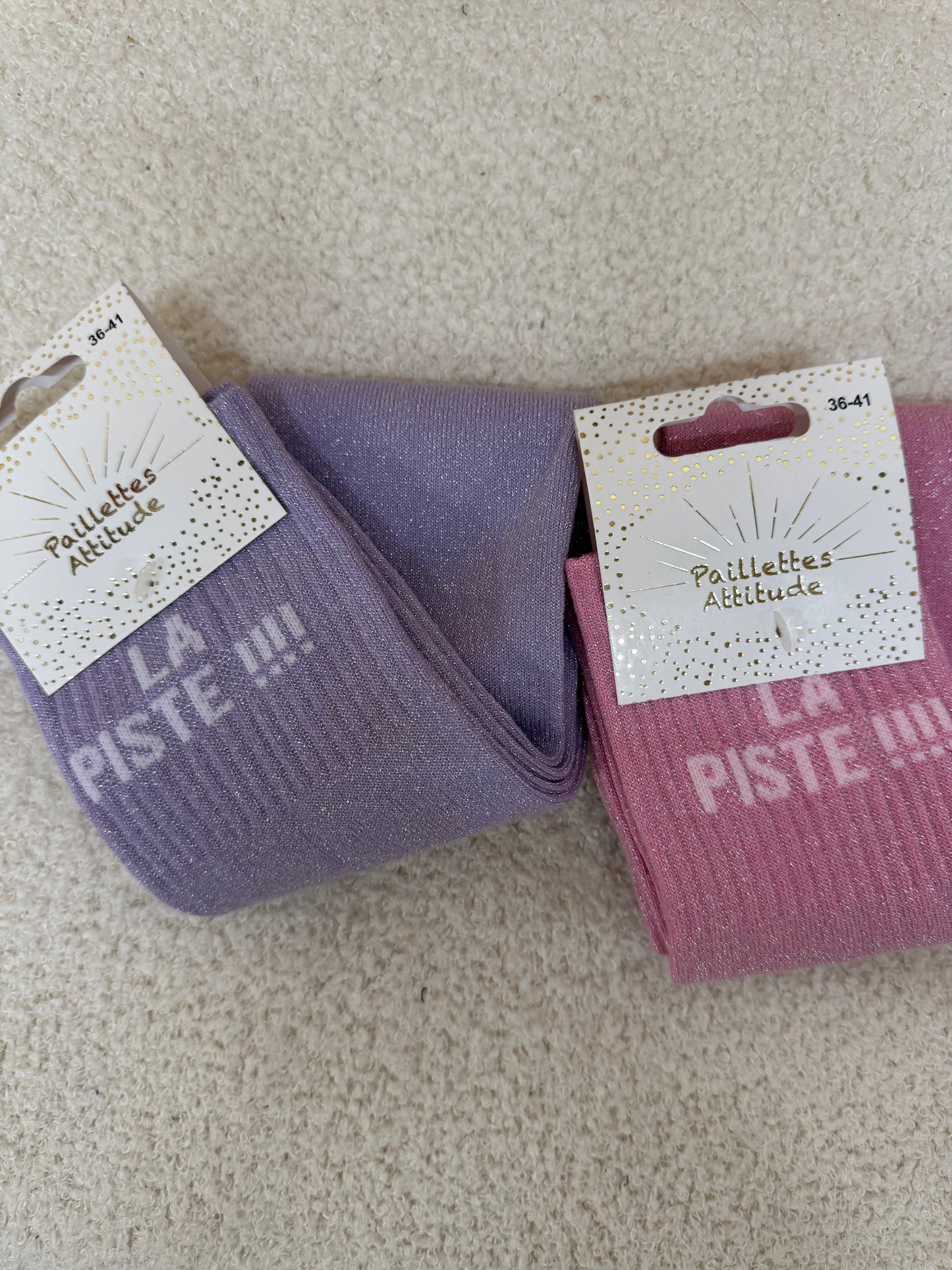 Chaussettes Paillettes "La Piste"