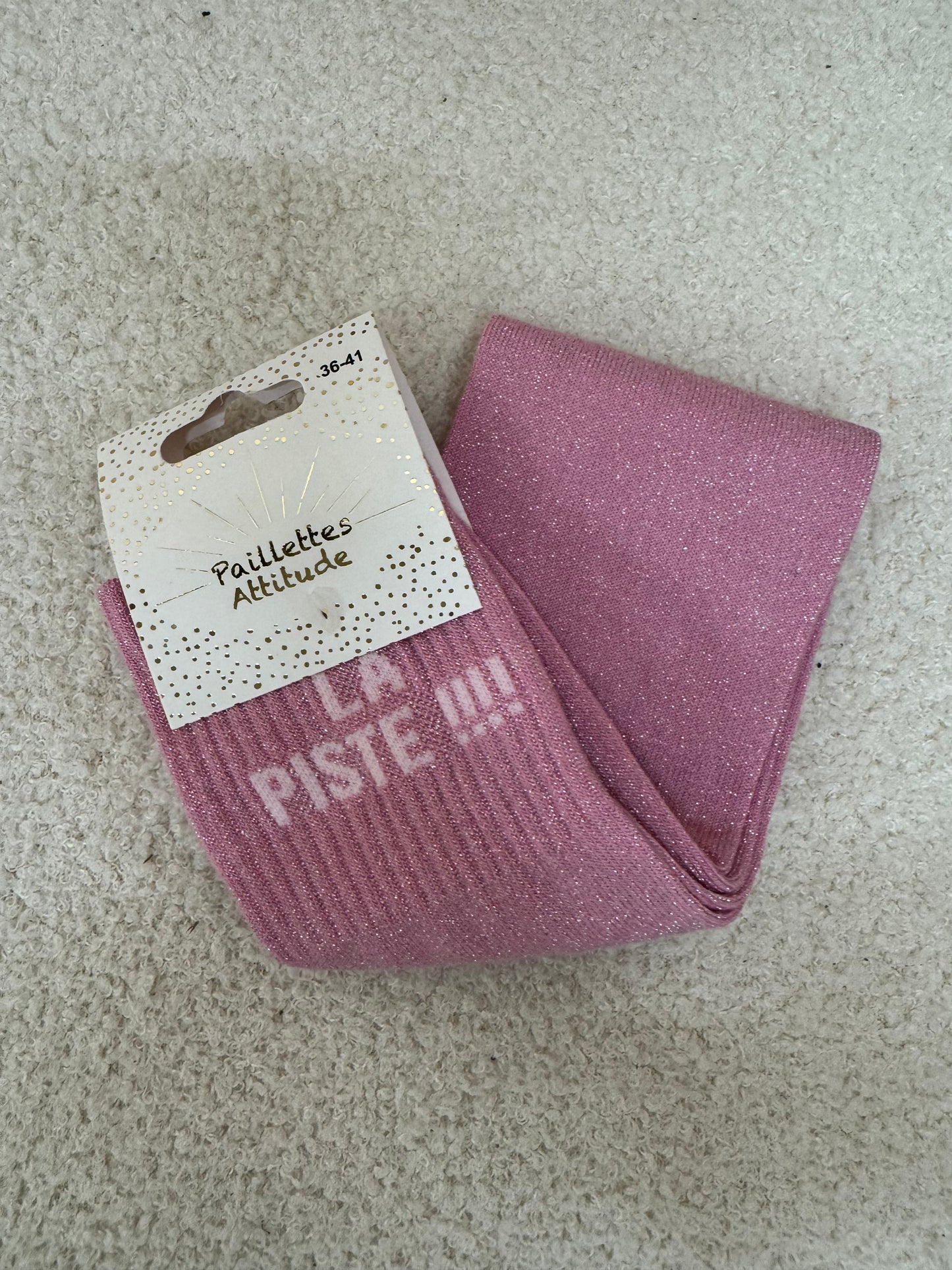 Chaussettes Paillettes "La Piste"