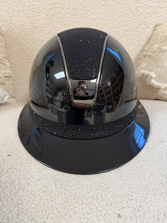 Casque Samshield "Miss Shield 2.0 Shadow noir glossy Crystal Fabric Swarovski"