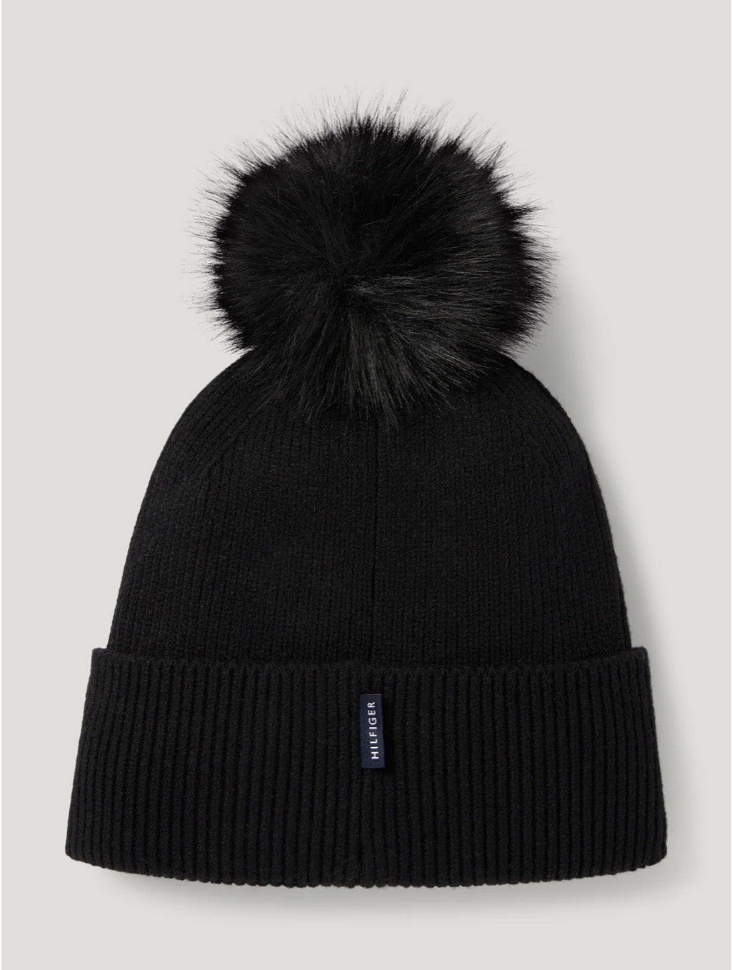 Daly Women Rhinestone Pom Pom Beanie BLACK