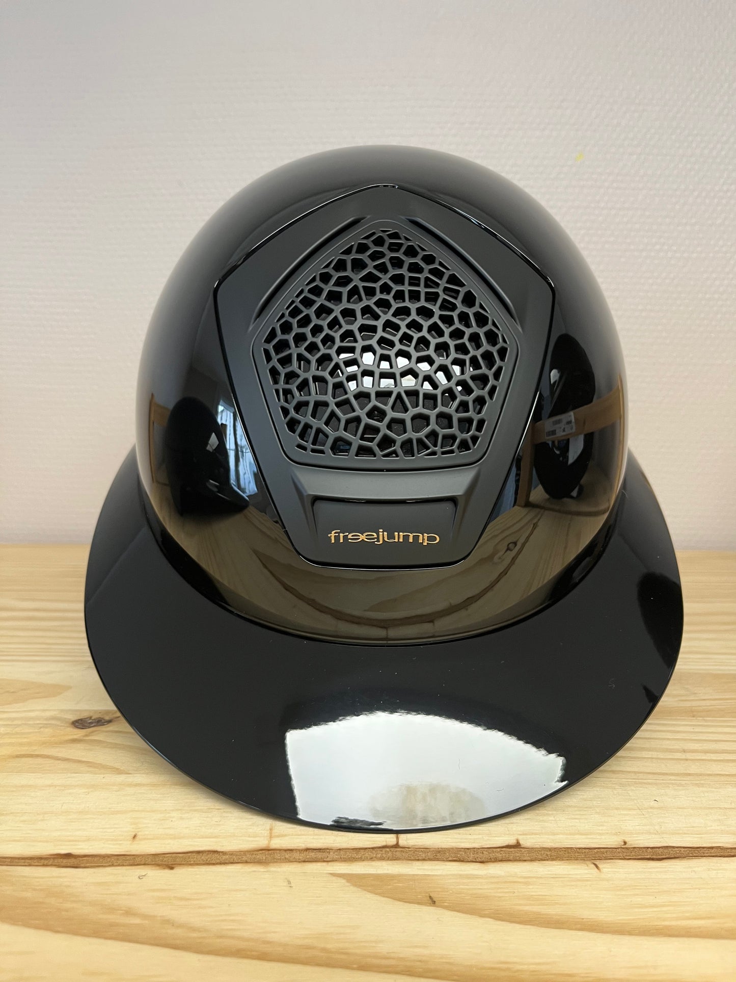 Casque Freejump "Voronoï" - Noir glossy / Mat Grande visière
