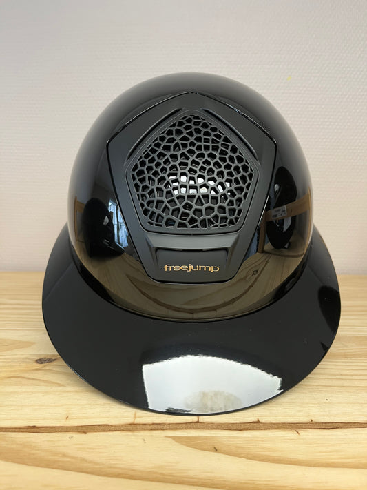 Casque Freejump "Voronoï" - Noir glossy / Mat Grande visière