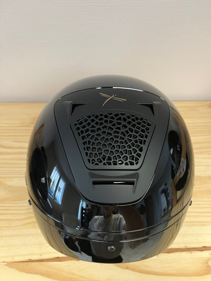 Casque Freejump "Voronoï" - Noir glossy / Mat Grande visière