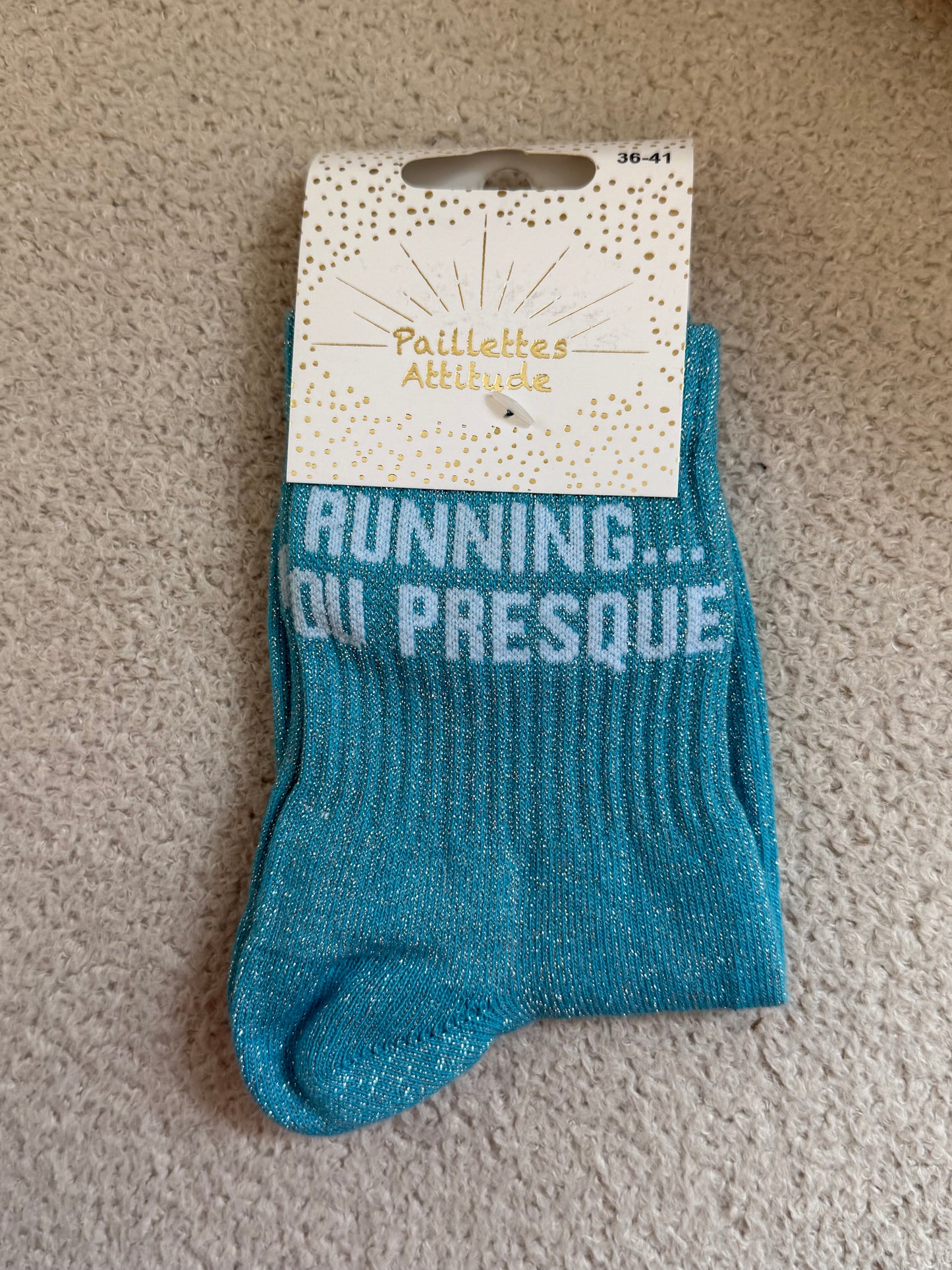 Chaussettes de ville "Paillettes Attitude"
