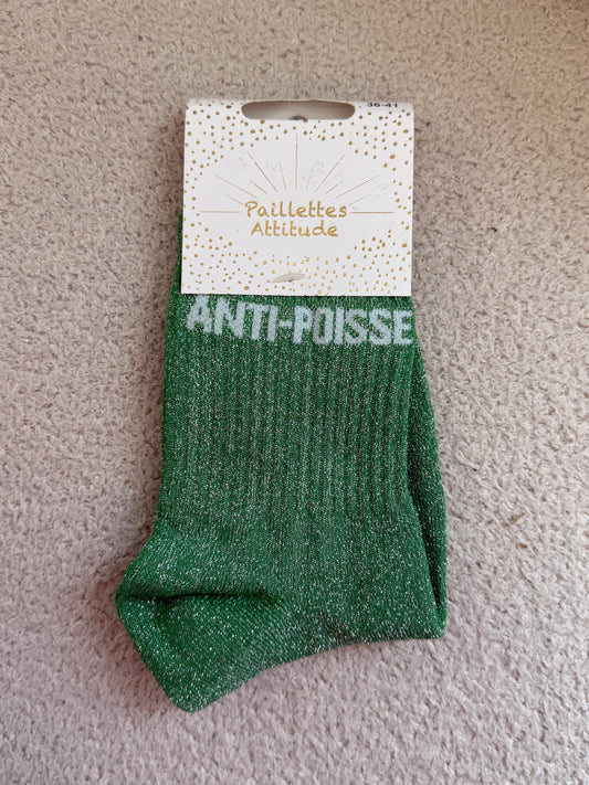 Chaussettes de ville "Paillettes Attitude"