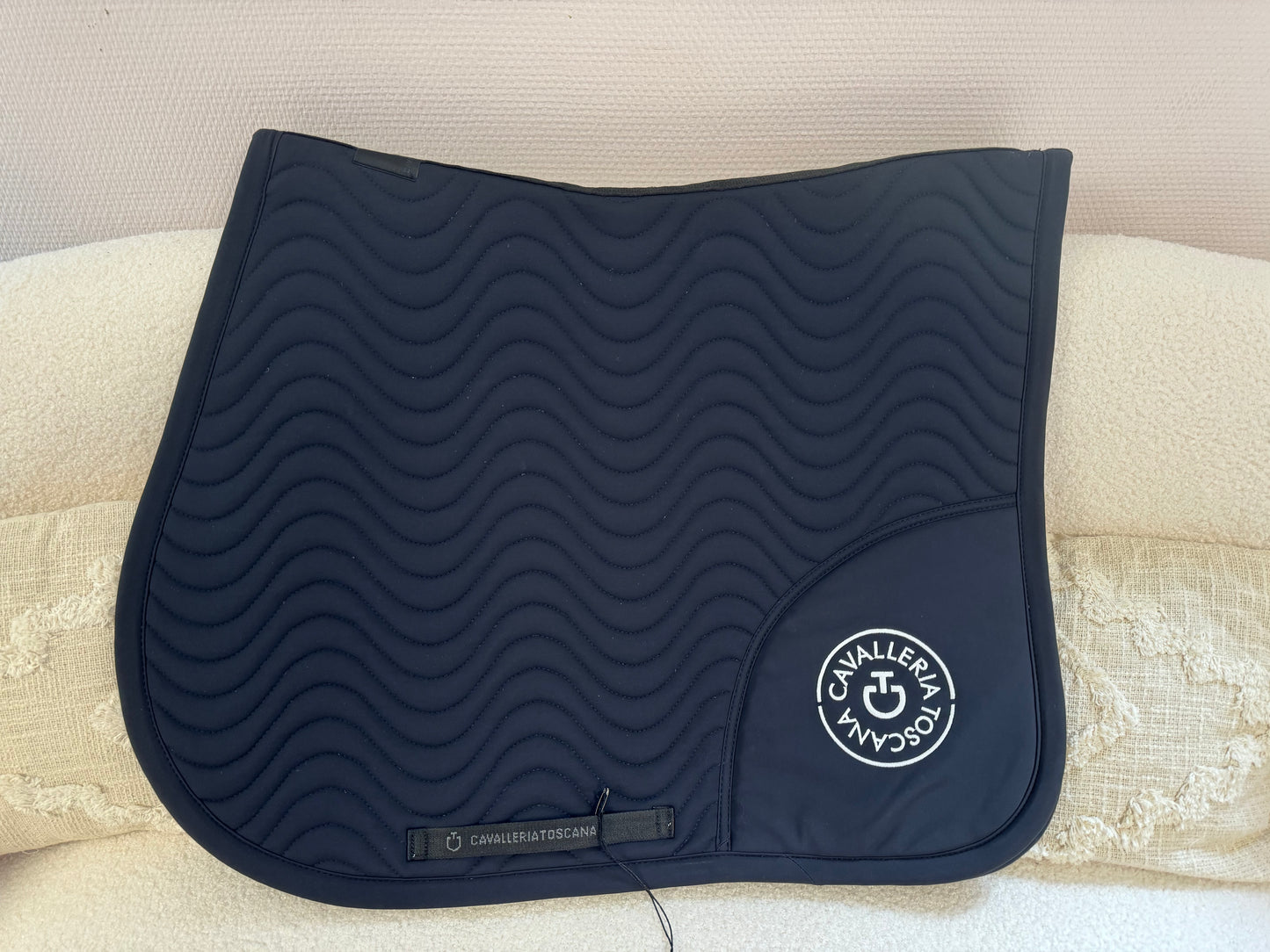 Tapis Cavalleria Toscana "Double Orbit" - Marine