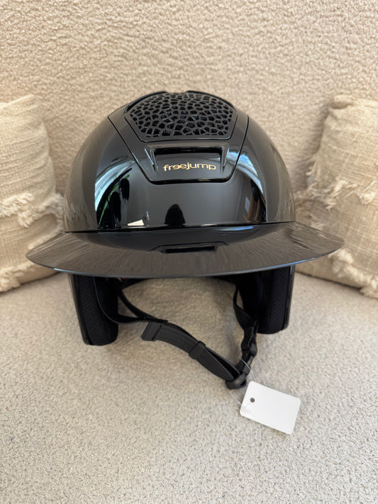 Casque Freejump "Voronoï" -  Noir glossy Grande visière