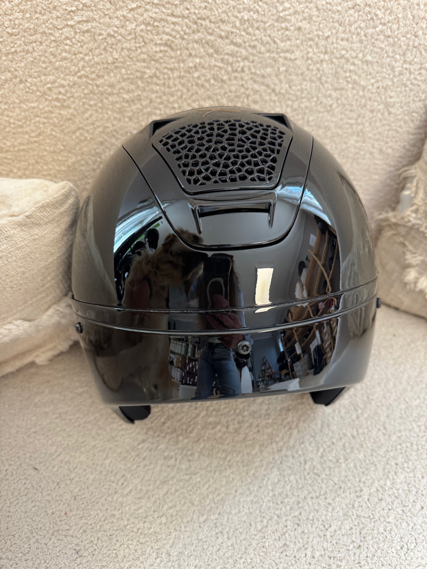 Casque Freejump "Voronoï" -  Noir glossy Grande visière