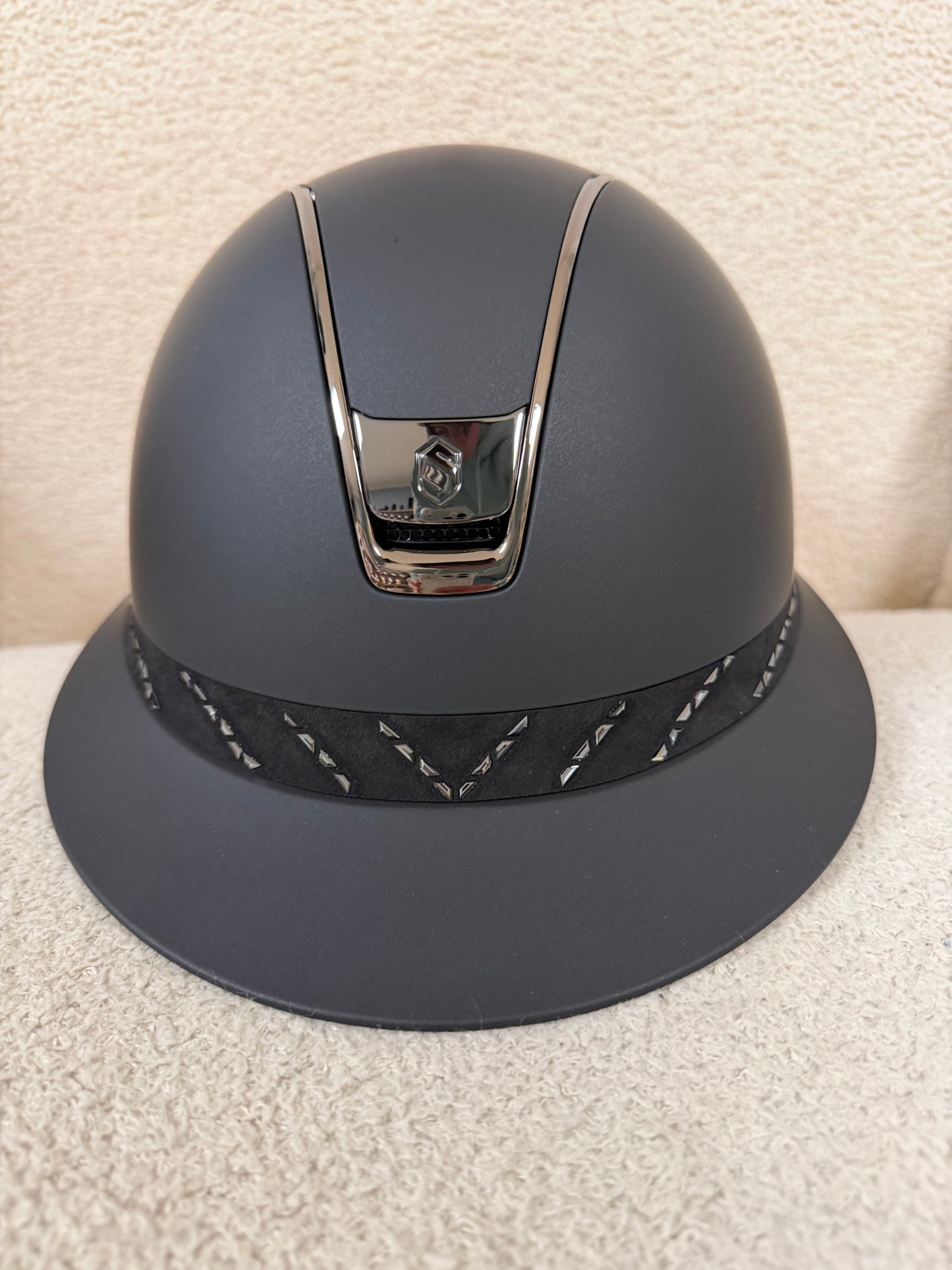 Casque Samshield Miss shield Shadow 2.0 Frontal band "Chevron Swarovski"