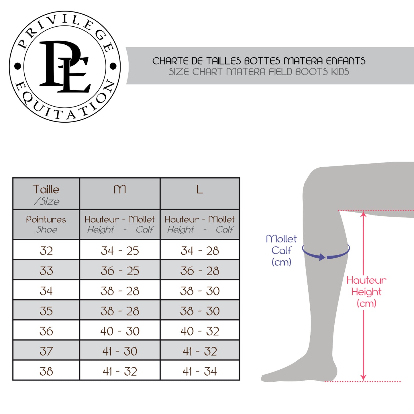 Bottes Privilege equitation "Matera" - Junior