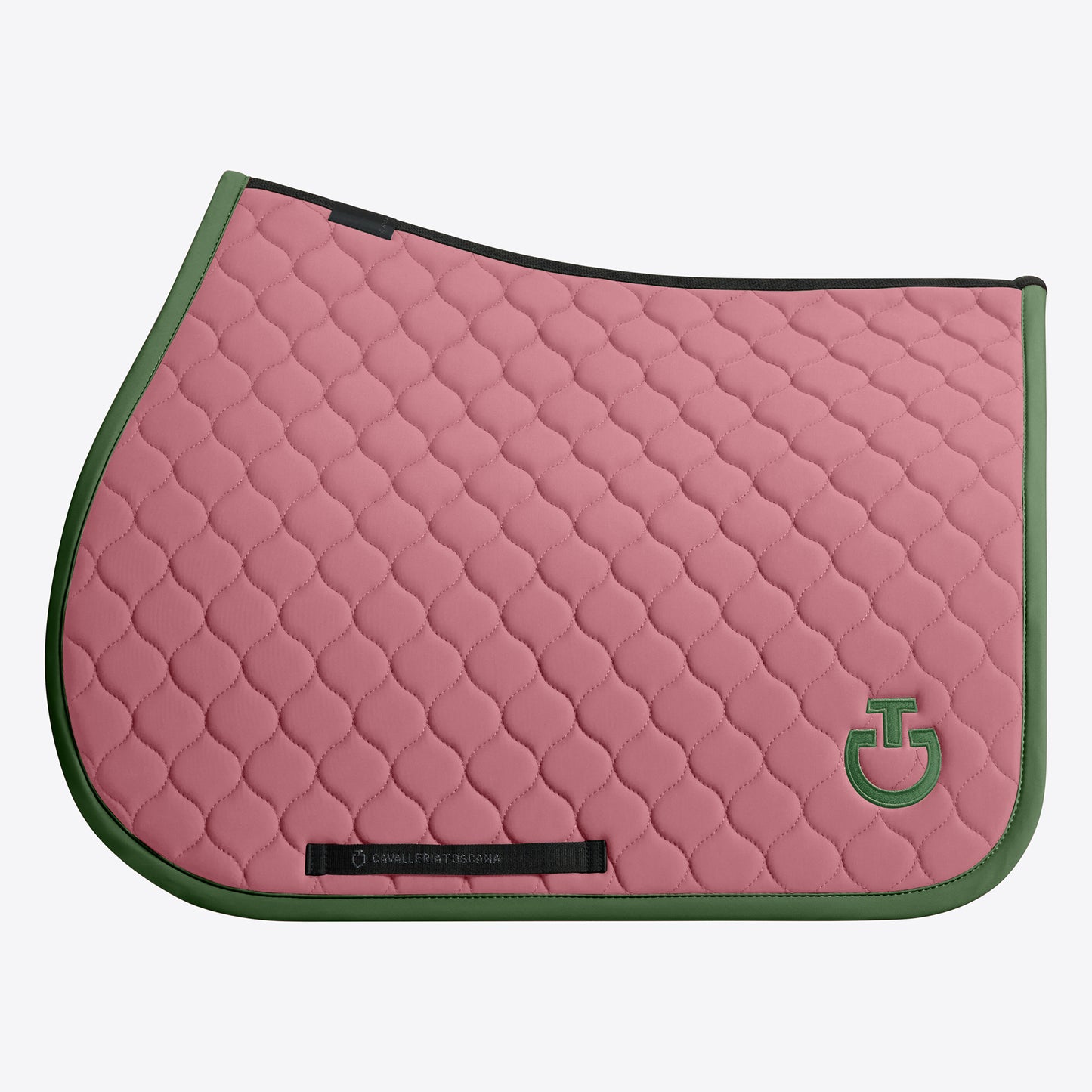 Tapis Cavalleria Toscana " Circular" - Candy Pink/Forest Green