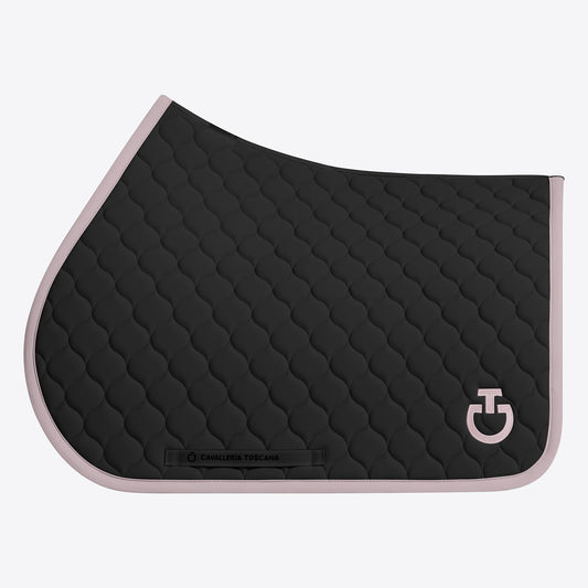 Tapis Cavalleria Toscana " Circular" - Black/Ice violet