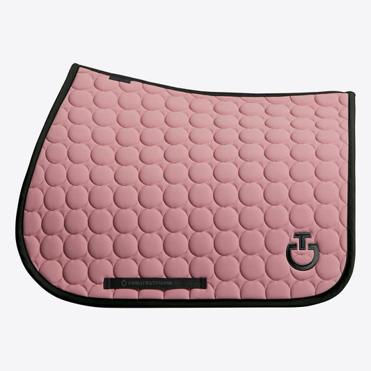 Tapis Cavalleria Toscana "Circle" - Candy Pink /Noir