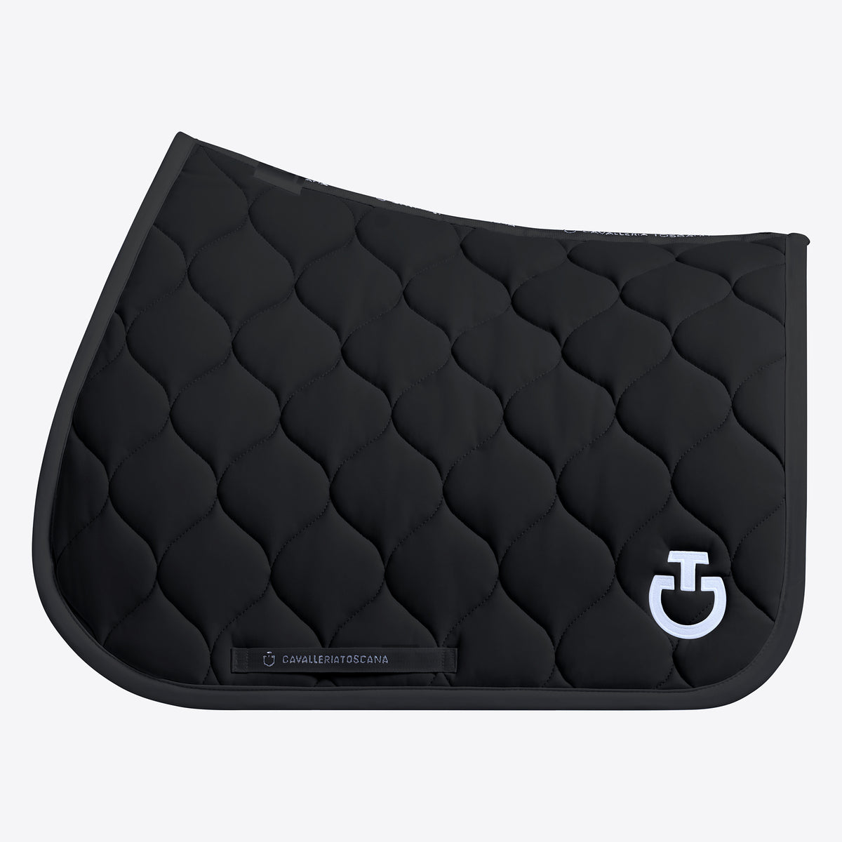 Tapis Cavalleria Toscana "New circular"-Noir