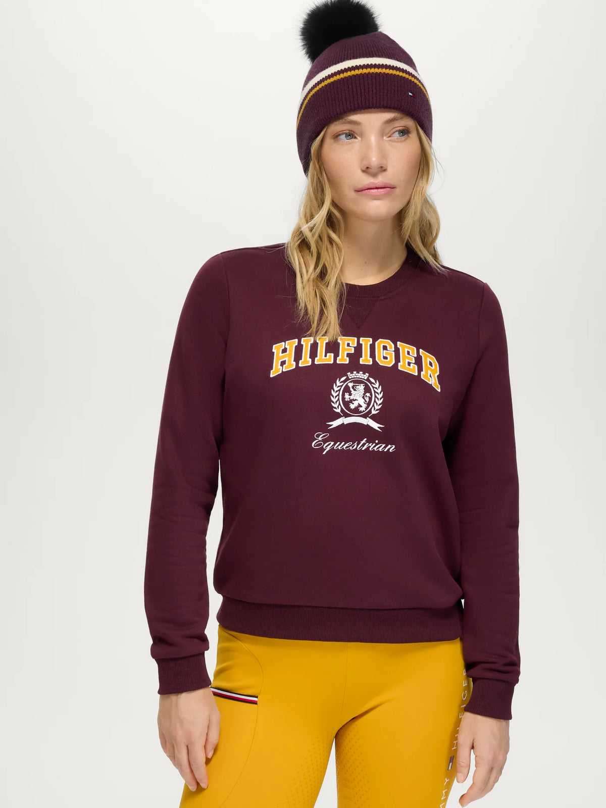 Sweat-shirt bordeaux foncé « Campus » - Tommy Hilfiger