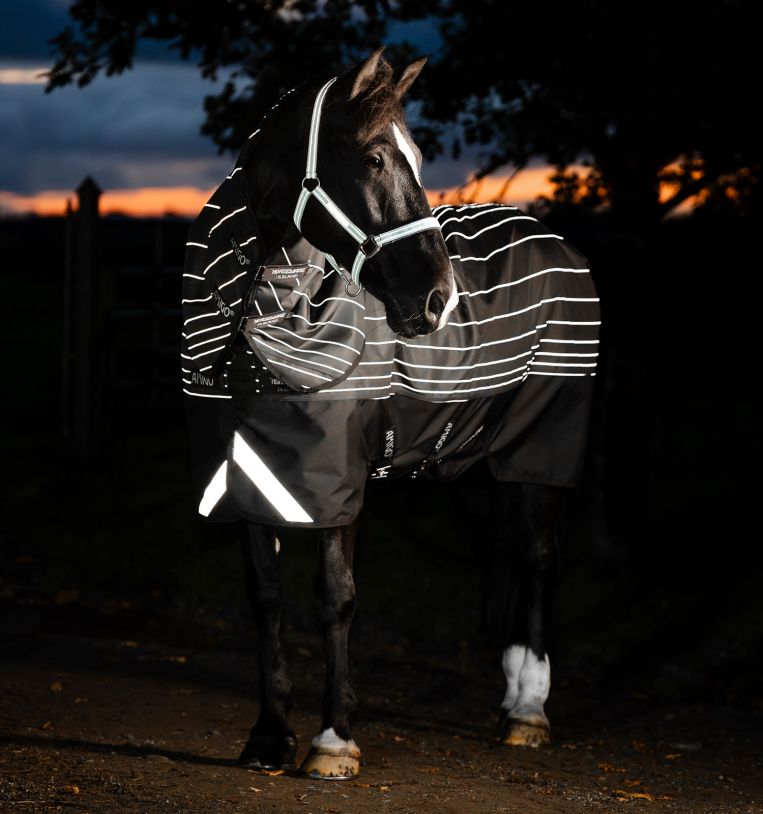 Couverture de paddock Horseware Amigo 1200D FieldSafe Reflectech Plus 100gr