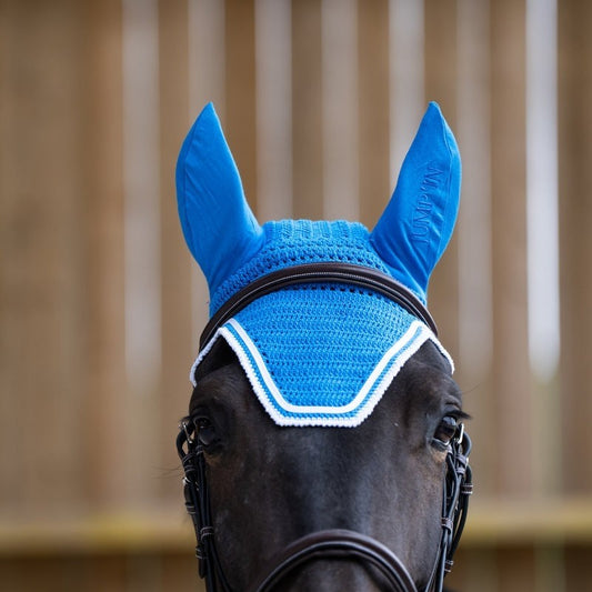 Bonnet Jum'pin "Balthazar" Bleu royal / blanc