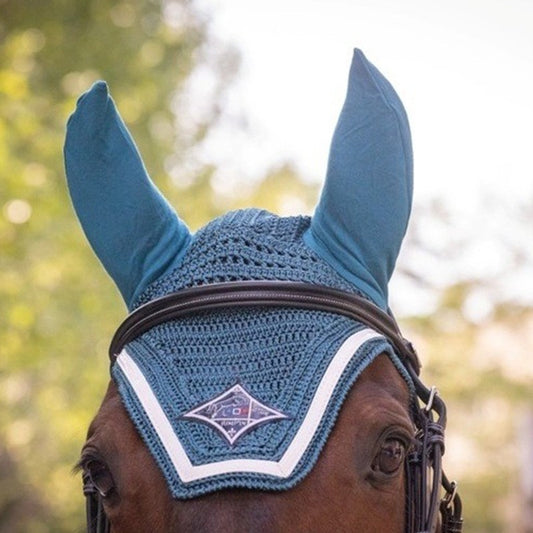 Bonnet Jump'in "Ecusson" - Bleu canard