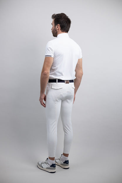 Pantalon Harcour "Costaso" blanc - Homme