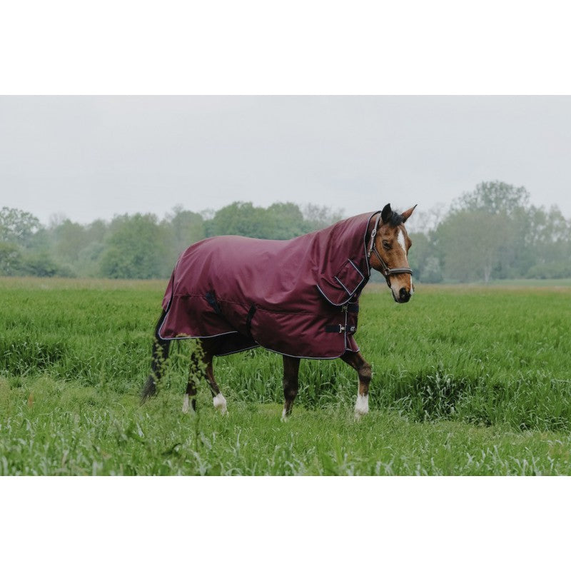 Couverture de Paddock Equithème "Combo 1200D 350gr"- bordeaux