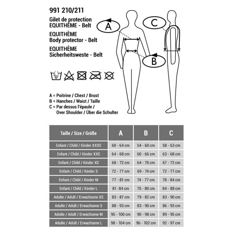 Gilet de protection Equithème "Belt"