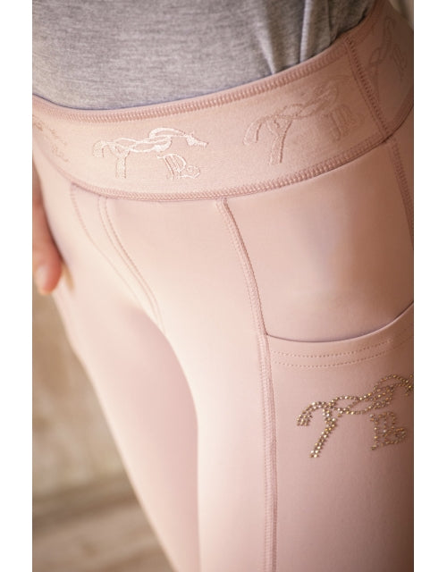Legging Eden by Pénélope "Delphe"- rose poudré