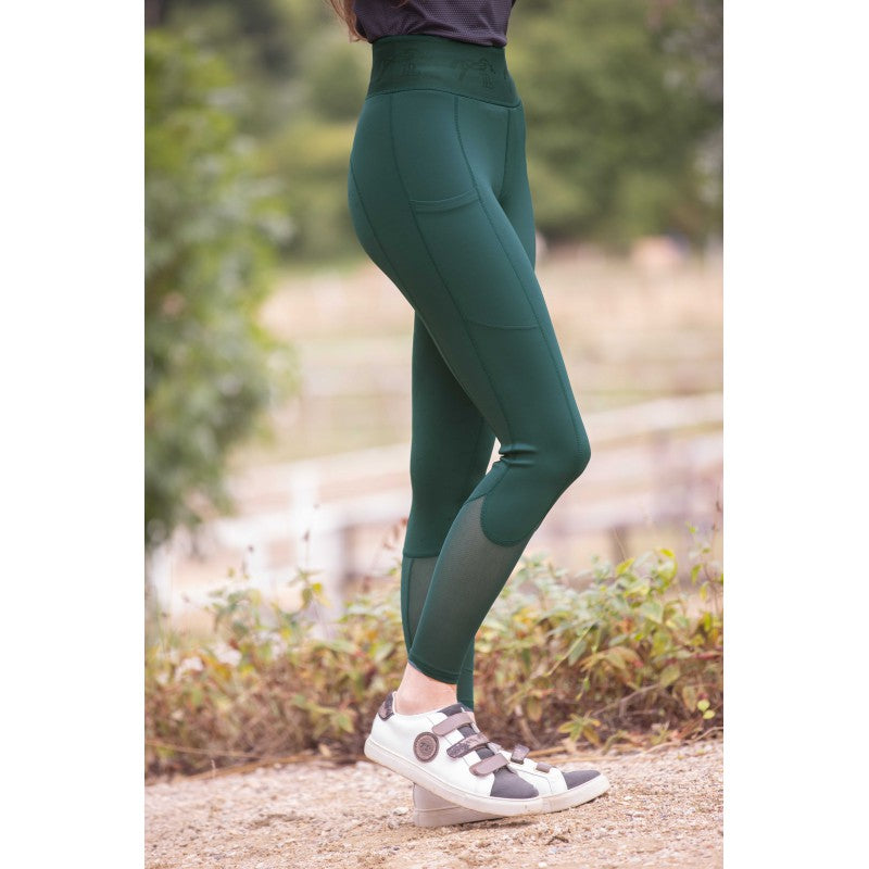 Legging Pénélope "Delphe" -vert sapin