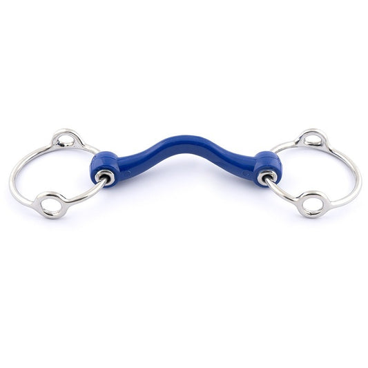 Mors Jump'in Releveur Softmouth medium bleu resine
